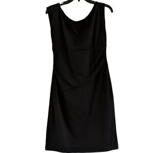 EUC New Directions Black Sheath Dress, M